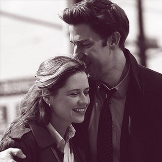 Jim and Pam from The Office